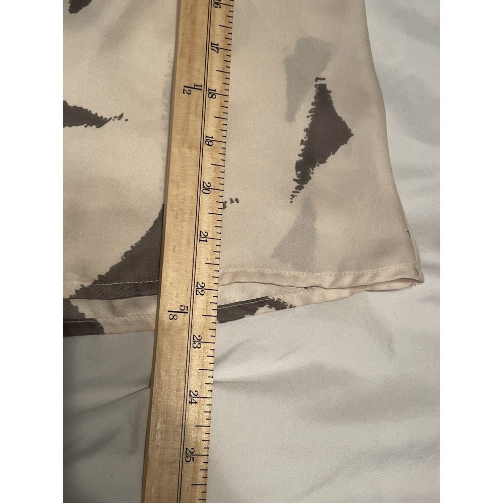 Women's Small Flowy Summer Top Geometric Print Full Zip Lightweight Fast Ship‎ - Picture 5 of 7